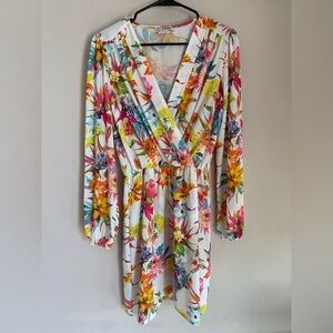Beautiful floral vintage inspired dress size M/L
